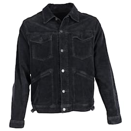 Tom Ford-Tom Ford Jacket in Black Cotton Corduroy-Black
