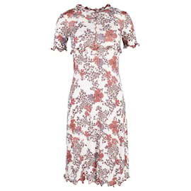 Chloé-See by Chloé Dress See by Crepe Midi Dress in Floral Print Polyester-Other,Python print