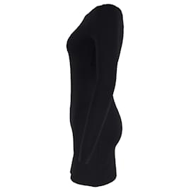 The row-The Row Hunting - Mini-robe à épaules dénudées en jersey stretch en modal noir-Noir