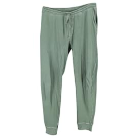 Tom Ford-Pantalón deportivo Tom Ford de algodón verde-Verde
