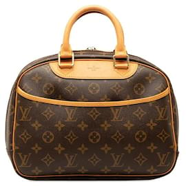 Louis Vuitton-Louis Vuitton Trouville Canvas Handbag M42228 in good condition-Other