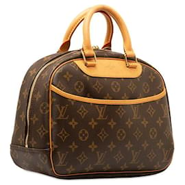 Louis Vuitton-Louis Vuitton Trouville Canvas Handbag M42228 in good condition-Other