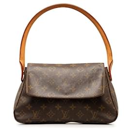 Louis Vuitton-Louis Vuitton Mini Looping Canvas Shoulder Bag M51147 in good condition-Other