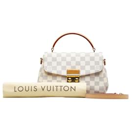 Louis Vuitton-Louis Vuitton Damier Azur Croisette Bolsa Lona N41581 em boa condição-Outro