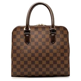 Louis Vuitton-Louis Vuitton Damier Ebene Triana Handtasche Canvas N51155 in guter Kondition-Andere