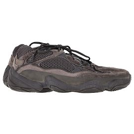 Yeezy x Adidas 500 Baskets 'Granit' en Daim et Mesh Gris Gris
