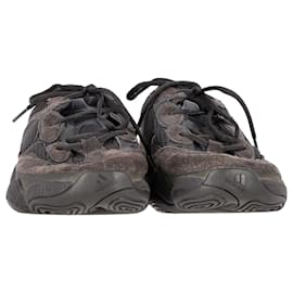 Yeezy-Yeezy x Adidas 500 Sneakers 'Granite' in pelle scamosciata grigia e mesh-Grigio