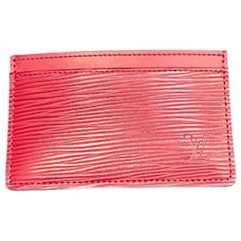 Louis Vuitton-Louis Vuitton Porte Cartes Simple Leather Card Case M60327 in excellent condition-Other