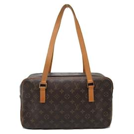 Louis Vuitton-Louis Vuitton Cite GM Bolsa de ombro em lona M51181 em boa condição-Outro