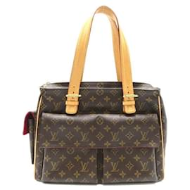 Louis Vuitton-Louis Vuitton Multiplicite Tote Bag Canvas Tote Bag M51162 in fair condition-Other
