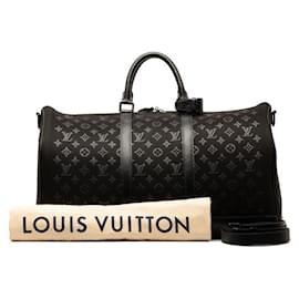 Louis Vuitton-LOUIS VUITTON Monogram Light Up Keepall Bandouliere 50 Canvas Reisetasche M44770 In sehr gutem Zustand-Andere