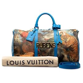 Louis Vuitton-Louis Vuitton Keepall Bandouliere 50 Canvas Reisetasche M43344 In sehr gutem Zustand-Andere