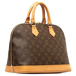 Louis Vuitton-Louis Vuitton Alma Canvas Handbag M51130 in good condition-Other