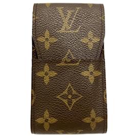 Louis Vuitton-Louis Vuitton Monogram Cigarette Case Mobile Phone Pouch Etui Toile Autre 253lvs719 In excellent condition-Autre