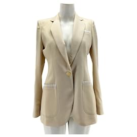 Chloé-CHLOE Vestes T. ca 38 Wool-Beige