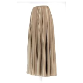 Dior-DIOR  Skirts T.International XS Silk-Beige