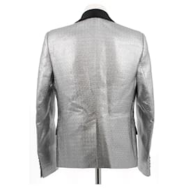 Céline-CELINE Chaquetas T.fr 38 Viscosa-Plata