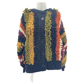 Sonia Rykiel-SONIA RYKIEL Tricot T-shirt.International S Laine-Multicolore