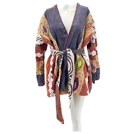 Autre Marque chaquetas VICTORIA LEIVISSA T.International S Algodón Multicolor