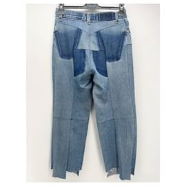 Vêtements-VETEMENTS Pantalon T.International M Denim - Jeans-Bleu