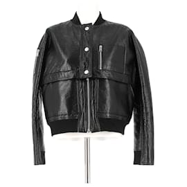 Courreges-COURREGES  Jackets T.fr 40 leather-Black