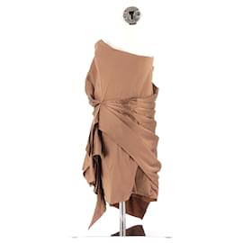 Alexandre Vauthier-ALEXANDRE VAUTHIER  Dresses T.fr 44 silk-Brown