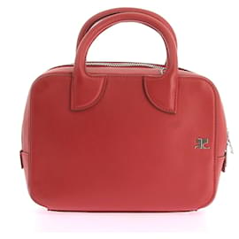 Courreges-COURREGES  Handbags T.  leather-Red