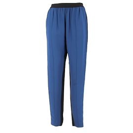 Céline Pantaloni Celine T.FR 36 Seta Blu