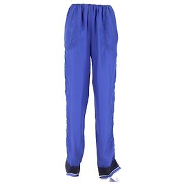 Pantaloni Lanvin T.FR 38 Seta Blu