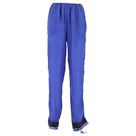 Lanvin-LANVIN  Trousers T.fr 38 silk-Blue