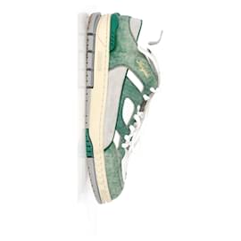 Axel Arigato-Axel Arigato Area Lo Sneakers aus grünem Leder-Grün