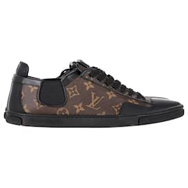 Louis Vuitton-Baskets basses Louis Vuitton Slalom en toile monogram marron-Marron