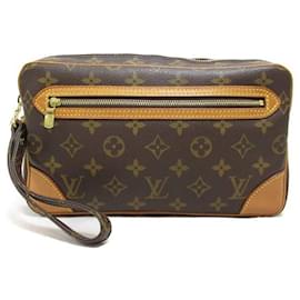 Louis Vuitton-Louis Vuitton Bolso Clutch De Lona Marly Dragonne M51825 En muy buenas condiciones-Otro