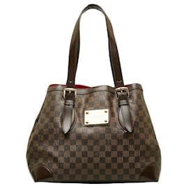 Louis Vuitton-Louis Vuitton Hampstead MM Canvas Tote Bag N51204 in good condition-Other