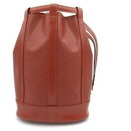 Louis Vuitton-Louis Vuitton Randonnee PM Leather Shoulder Bag M52353 in good condition-Other