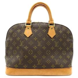 Louis Vuitton-Louis Vuitton Alma Canvas Handbag M51130 in fair condition-Other