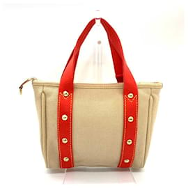 Louis Vuitton-Louis Vuitton Antigua Cabas PM Canvas Tote Bag M40038 in excellent condition-Other
