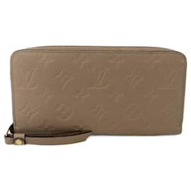 Louis Vuitton-Louis Vuitton Zippy Wallet Long Bifold Leather Long Wallet M60738 in excellent condition-Other
