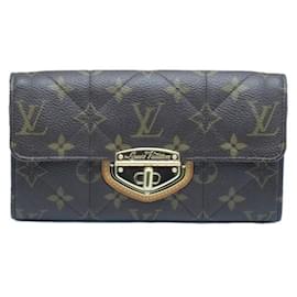 Louis Vuitton-Louis Vuitton Portefeuille Sarah Canvas Lange Geldbörse M66556 In sehr gutem Zustand-Andere