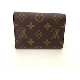 Louis Vuitton-Louis Vuitton Victorine Geldbörse Canvas Kurze Geldbörse M69754 In sehr gutem Zustand-Andere