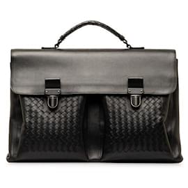 Bottega Veneta-Bottega Veneta Intrecciato Leather Briefcase Business Bag Leather in Good condition-Other