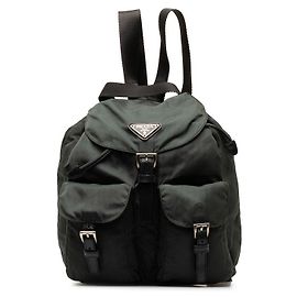 Prada Tessuto lined Pocket Backpack Backpack Canvas B6677F in Good condition Other