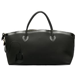 Louis Vuitton-Louis Vuitton Lockit East West Leather Handbag M93844 in Very Good Condition-Black