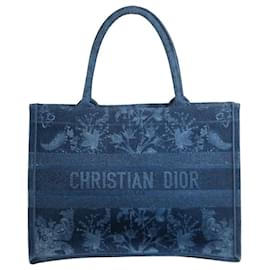 Christian Dior-Azul 2021 Tote libro mediano-Azul