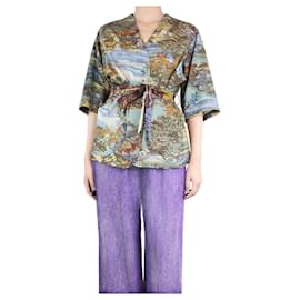 Autre Marque-Multicolour floral kimono jacket - One Size-Multiple colors