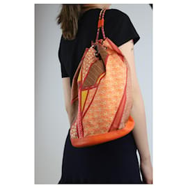 Hermès-Orange Soie Cool silk shoulder bag-Orange