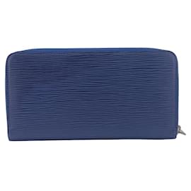 Louis Vuitton-Cartera Louis Vuitton Zippy-Azul marino