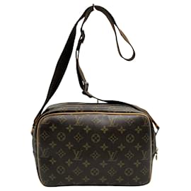 Louis Vuitton-Louis Vuitton Reporter PM-Marrone