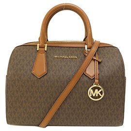 Assinatura Michael Kors Marrom