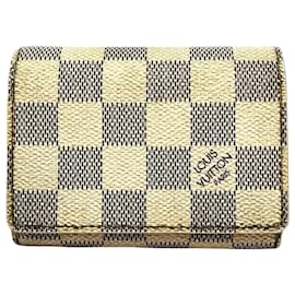 Louis Vuitton-Louis Vuitton Porte carte forrado-Gris